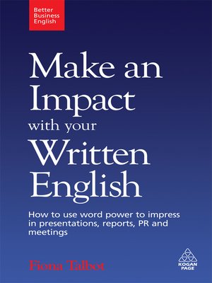 cover image of Make an Impact with Your Written English